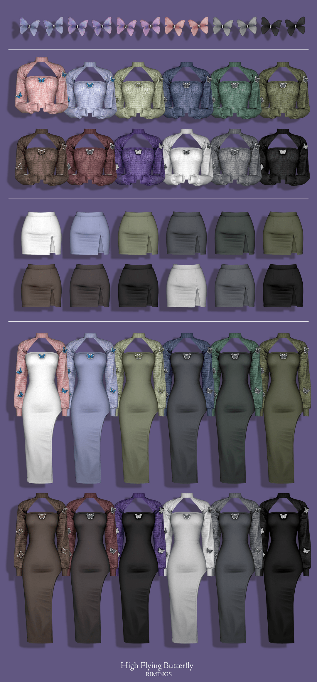 Галерея мода Набор одежды High Flying Butterfly #1